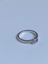 Ring Silber 925 Mit Rosa Stein