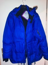 Blaue Damen Daunenjacke Gr 48