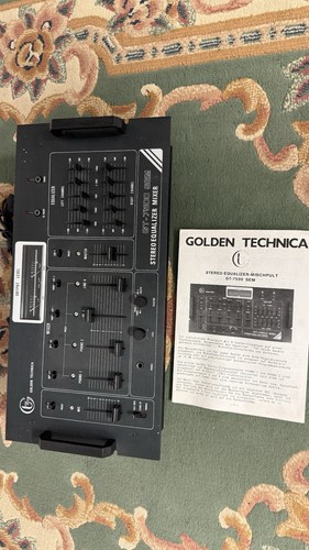 Mischpult sound mixer golden - sound,
