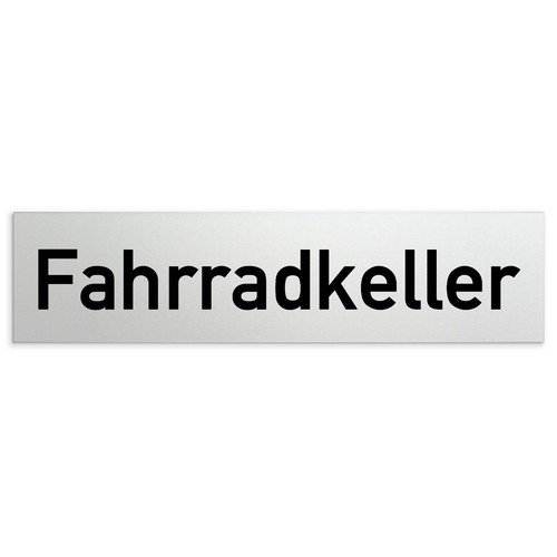 Aluminium schild - aluminium,