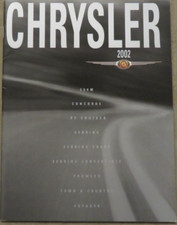 2002 Chrysler 300M Concorde Sebring Prowler Town & Country USA Prospekt Brochure