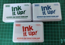 Rot, blau, grün Ink It Up Pad zum Stempeln Scrapbooking, Kunsthandwerk gebraucht sehr guter Zustand