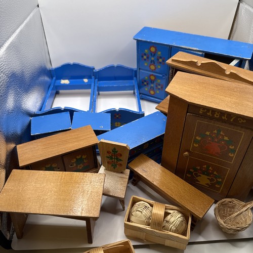 Altes puppenstuben holz - puppenstuben,