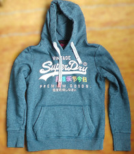 SuperDry Damen Hoodie blau S