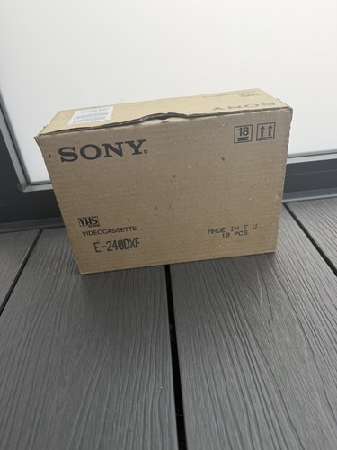 Sony 240 dxf vhs kassetten - sony,