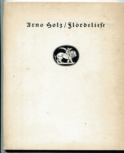Arno holz flördeliese - arno,