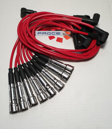 Zündkabel rot mercedes 450 - rot,