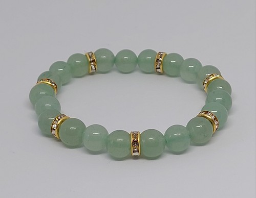 Naturstein perlen armband - naturstein,
