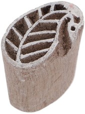Indischer Textilstempel, Holz