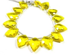 Gelber Saphir Quarz Schild