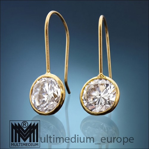 585 gelbgold hänger ohrringe - 585,