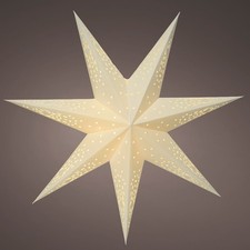 Hängender Papierstern