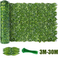 1*3m Künstliche Efeu Hecke
