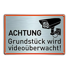 Blechschild Achtung | 20x30cm