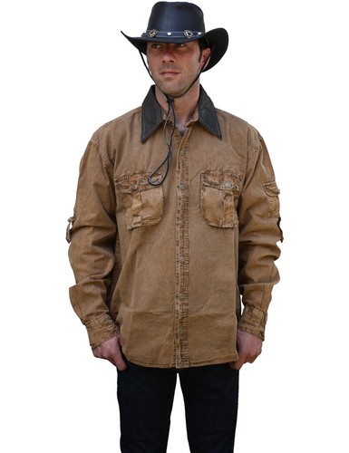 Scippis leeton canvas shirt - scippis,