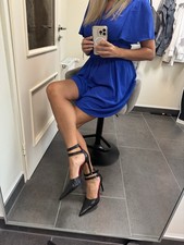 Buffalo Pumps  Sammler 39 Retro 90er getragen Vintage Stiletto Riemchen