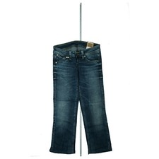 Pepe Jeans Banji 3/4 Hose Sommer Capri Low Waist stretch knack Po W26 Blau NEU