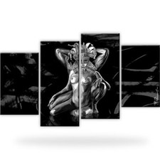 Akt Erotik Nude Abstrakt Bild