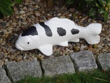Steinfigur Tierfigur Koi Fisch