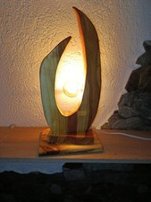 Baumstammlampe,Holzlampe,Stehl