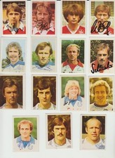 Americana Sammelbilder  verschiedene Vereine mit Autogrammen 80er Jahre