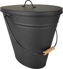 Ascheeimer oval mit Deckel