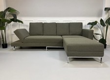 Brühl Fourtwo Designer Sofa Stoff Couch Schlafsofa Four Two Grau Grün Daybed