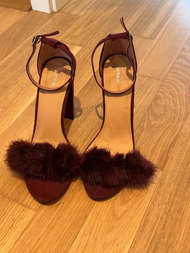 Pimkie absatzschuhe weinrot - 39,