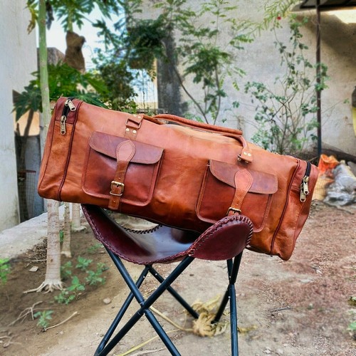 Leder zoll reisegepäck - leder,