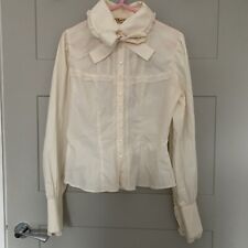 Angel Fish Bluse Shirt Off White Spitze Vintage Victorian Y2K Lolita not BTSSB