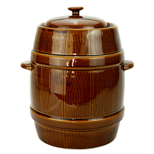 Sauerkrauttopf keramikfass - sauerkrauttopf,