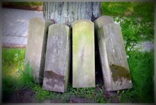 Antike Sandstein Stele Brunnen