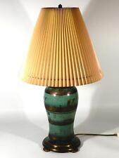 WMF Ikora Metall Lampe ° Art Deco Tischlampe ° Dekor Haustein Schule (Z)