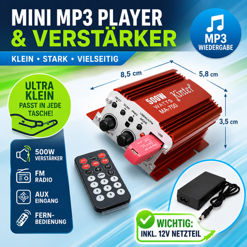 Mp3 musikplayer kinter - mp3-musikplayer, ma-700