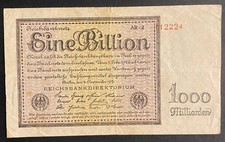 1 Billion Mark    1923