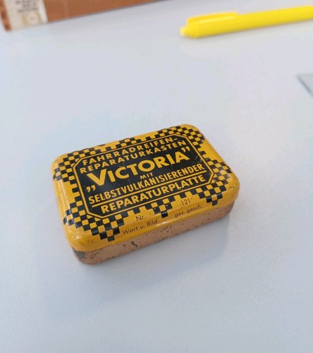 Alte victoria blechdose - blechdose, repair