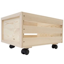 Holzschallplattenkoffer auf