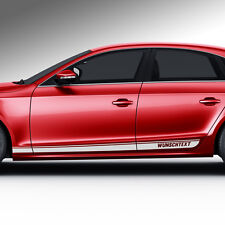 Seitenstreifen Wunschtext Text Auto Aufkleber Dekorstreifen Streifen #1274