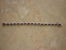 Harry Ivens Armband 925 Silber lila Edelsteine Amethyste