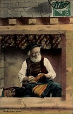 Ak Quimper Finistère, alter Brodeur - 4431613