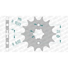 Stahl Ritzel für Beta RR 125