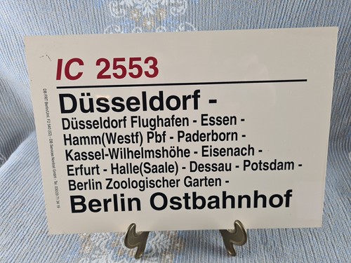 Zuglaufschild 2553 - zuglaufschild:,
