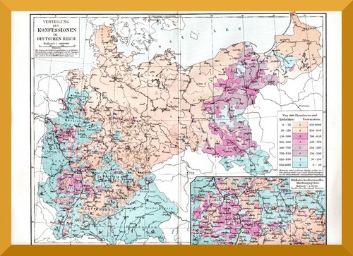 Deutsches reich landkarte - deutsches,
