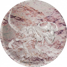 Silbermünze Protoceratops Andrewsi 3 oz Coin Invest Trust 28770 Mongolei 2019