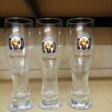 Franziskaner 3x Weizenbierglas 0,5 l Gastro Das Frsch an Bayern gold verschieden