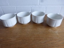 - Rosenthal Classic - Pearl China - 4 Kaffee- Tassen -  Hotelgeschirr - TOP -