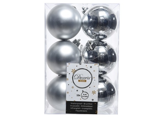 Weihnachtskugeln 6cm - 12,