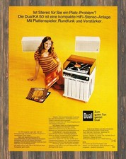 Dual 1218 (KA 50) - Reklame Werbeanzeige Original-Werbung 1972 (2)
