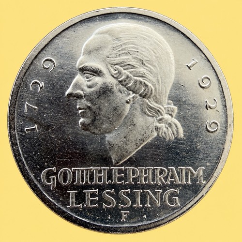 Reichsmark lessing 1929 f - 1929,
