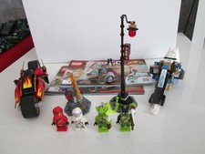 LEGO Ninjago 70667- Kais Feuerbike & Zanes Schneemobil- Vollständig & Top Zust.